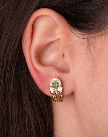 Pendientes Justina oro...