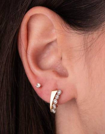 Pendientes Paula oro...