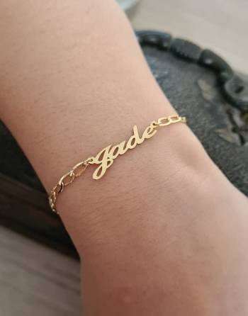 Pulsera Happy oro amarillo...