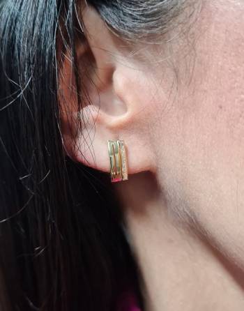 Pendientes Maitea oro...