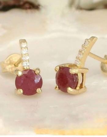 Pendientes Cherry oro...